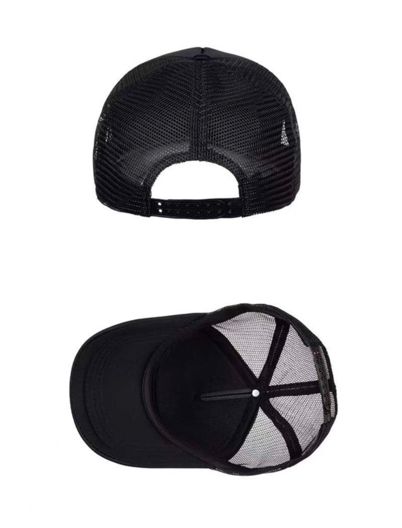 Black Smiley Snapback