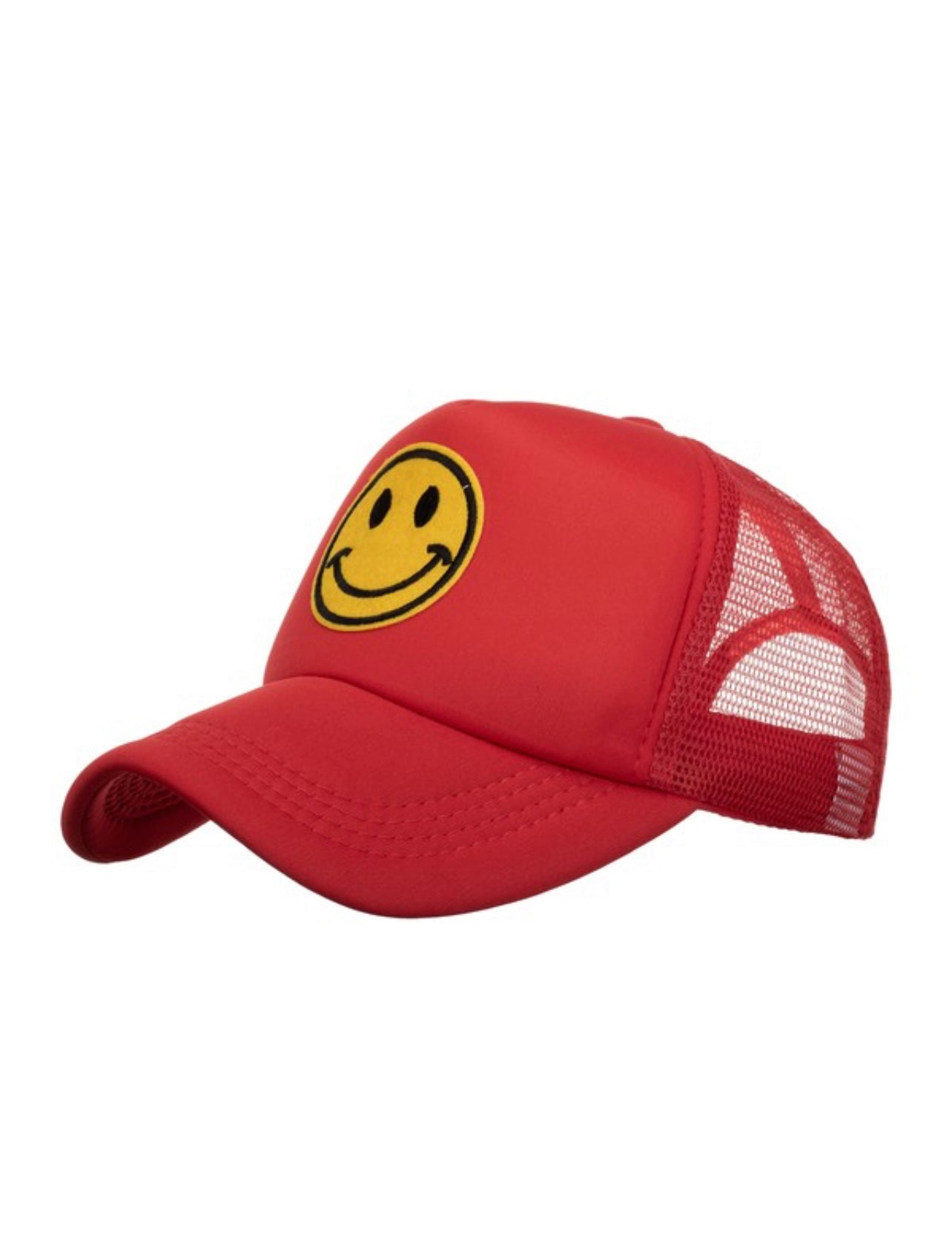 Red Smiley Snapback