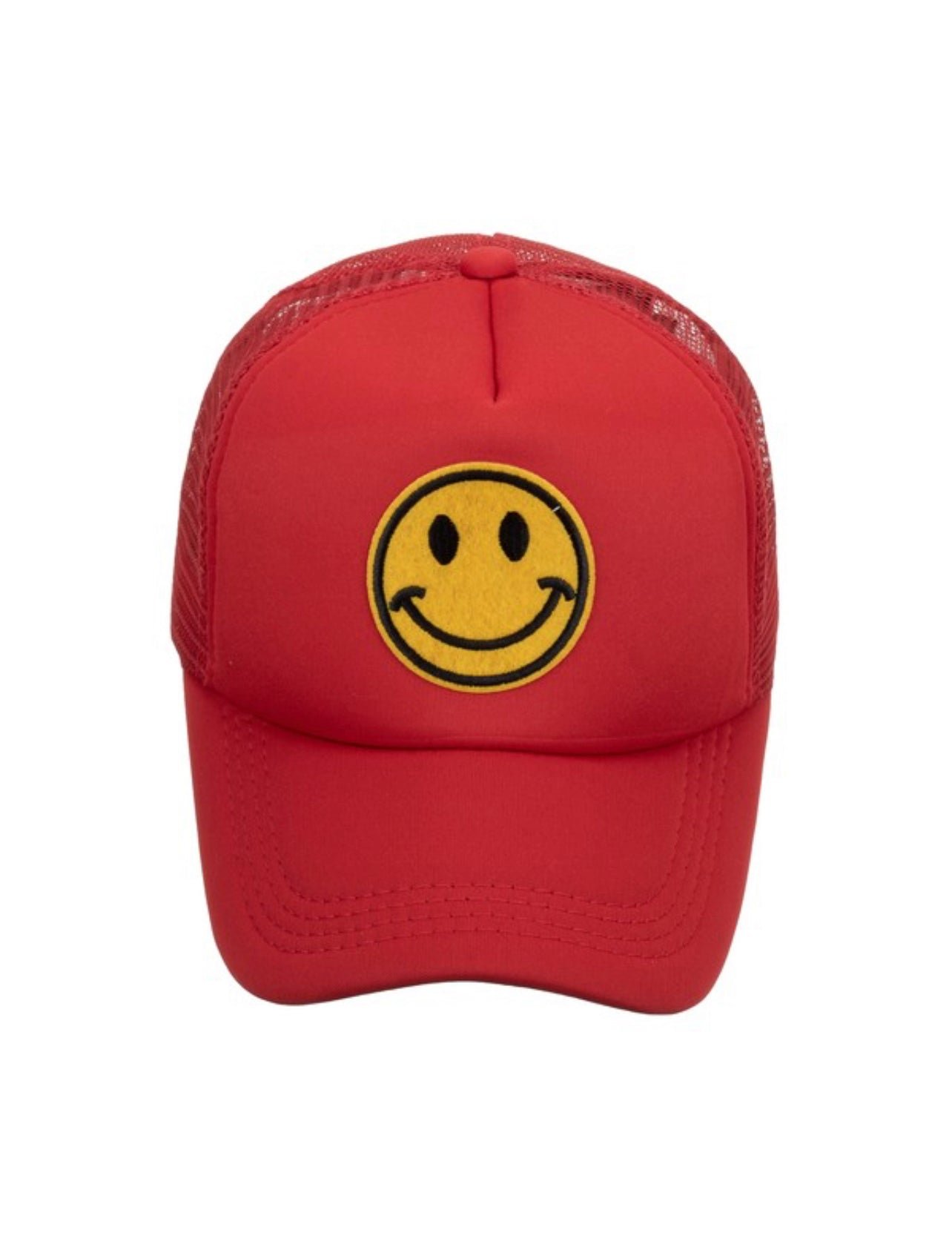 Red Smiley Snapback