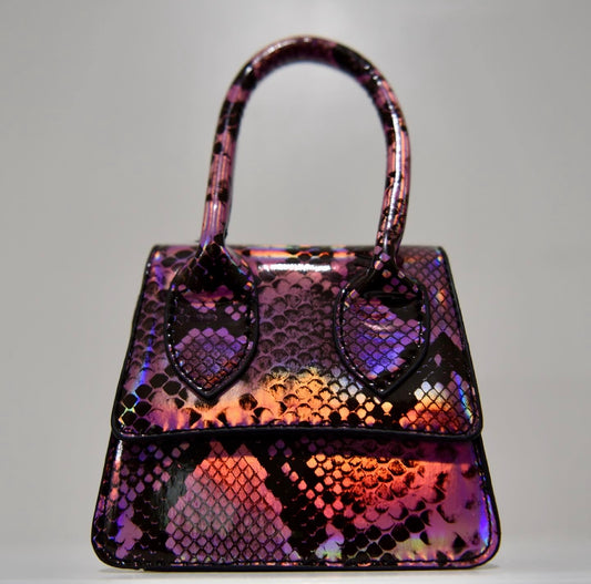 Pink Mini Snake Tote